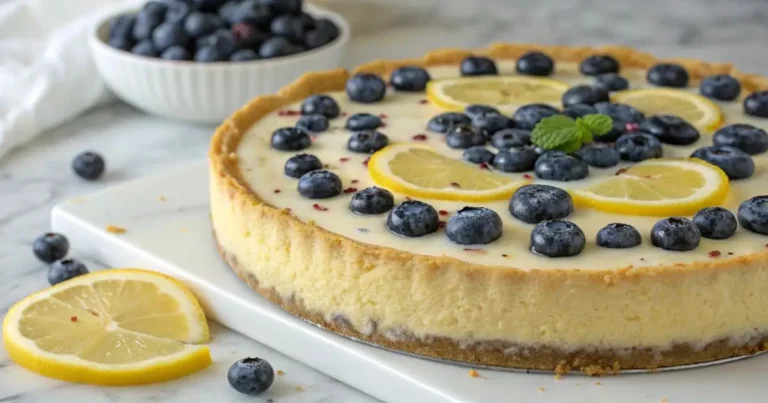 Lemon Blueberry Cheesecake