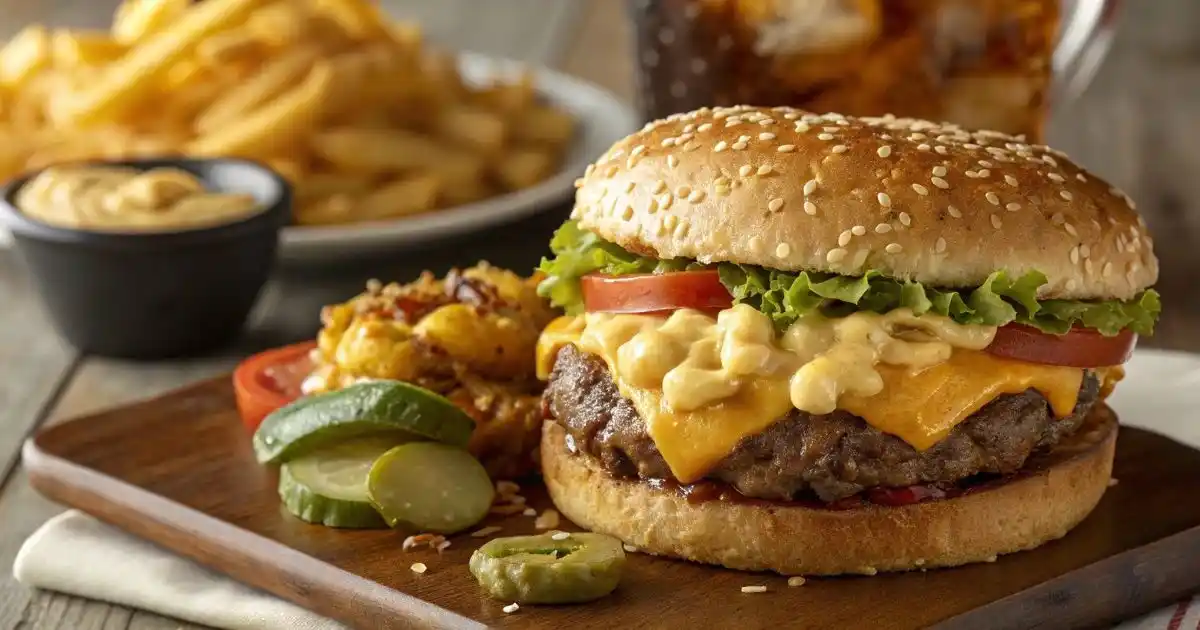 Macaroni And Cheese Burger