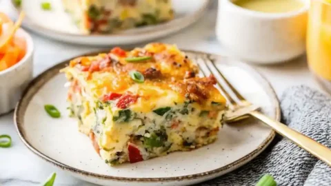 baked cottage cheese eggs