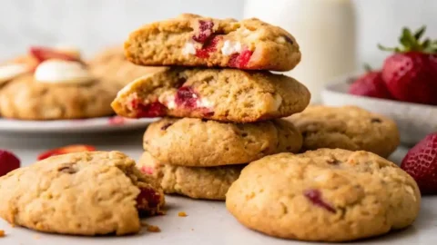 Strawberry Cheesecake Cookies