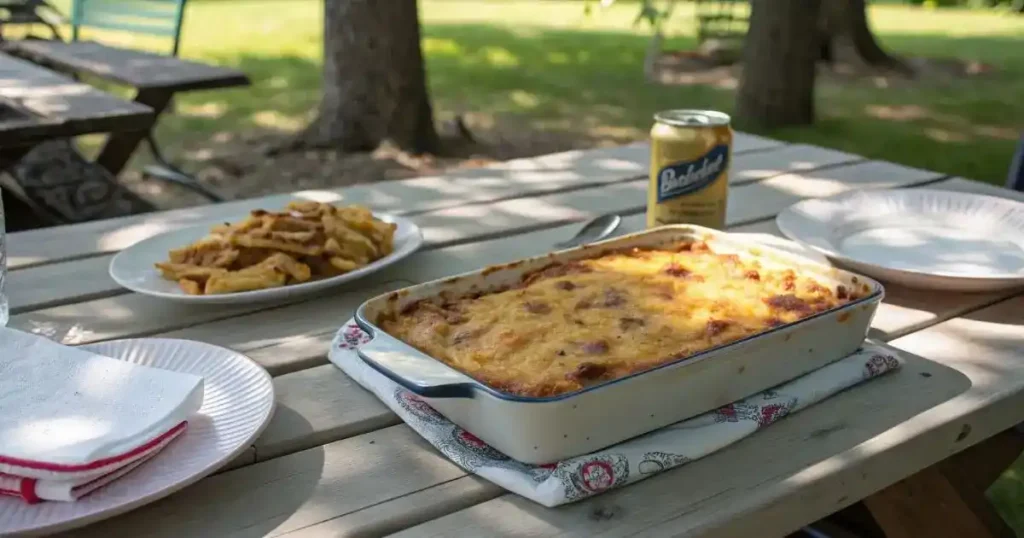 BBQ mac and cheese